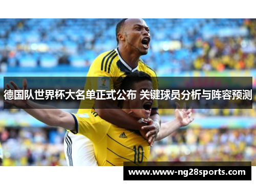 德国队世界杯大名单正式公布 关键球员分析与阵容预测